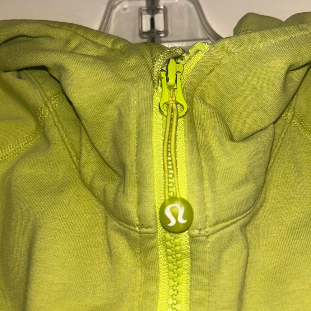 Lululemon Scuba Hoodie II Heathered Sunny Lime / Sunny Lime - Picture 5 of 6